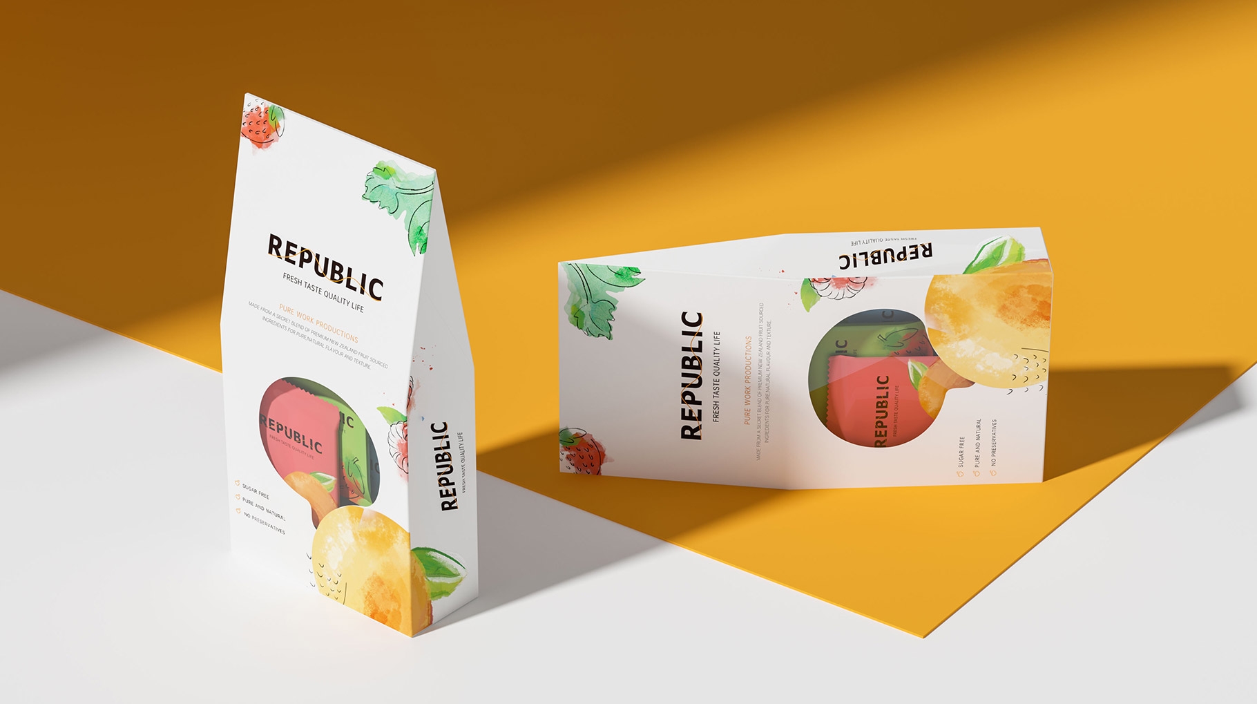 REPUBLIC 水果巧克力包裝設(shè)計(jì)